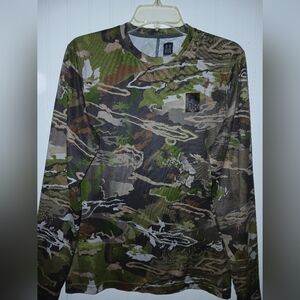 UA UNDER ARMOUR RR Ridge Reaper camouflage camo mens MEDIUM hunting tee